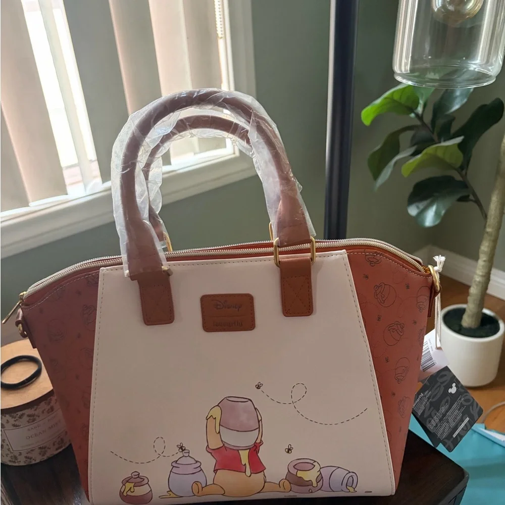Winnie the Pooh Honey Tote Bag - Cream & Brown
